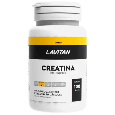 Lavitan Creatina Com 100 Cápsulas